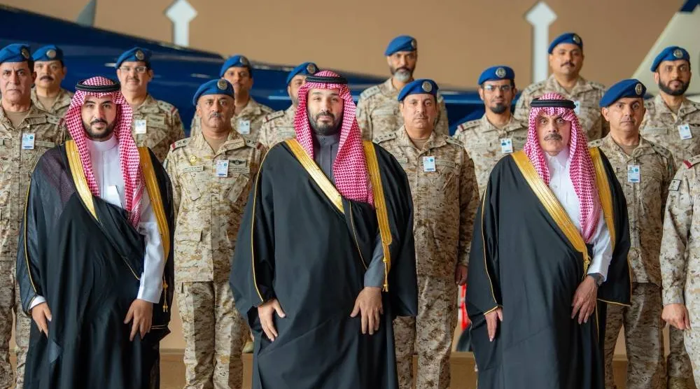 الأمير محمد بن سلمان يرعى افتتاح قاعدة الملك سلمان الجوية (واس)