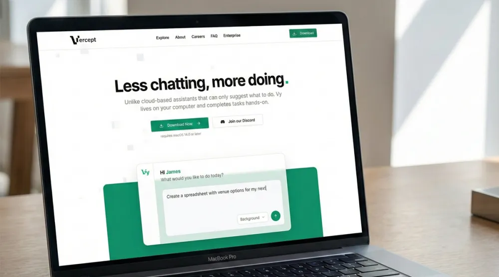 «Vy» مساعد ذكي ينفّذ مهام الحاسوب عبر فهم الشاشة والتفاعل المباشر مع التطبيقات (vy)