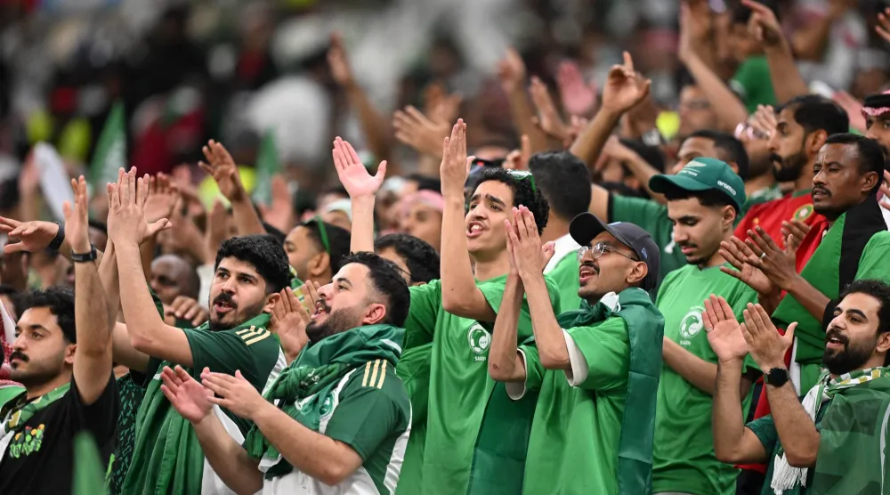 حضور قياسي سجلته مباراة الأخضر والمغرب في كأس العرب (تصوير: بشير صالح)