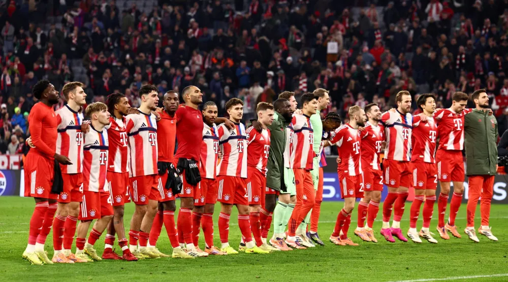 فريق بايرن ميونيخ (إ.ب.أ)