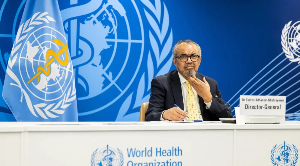 المدير العام لمنظمة الصحة العالمية تيدروس أدهانوم جيبرييسوس (إ.ب.أ)