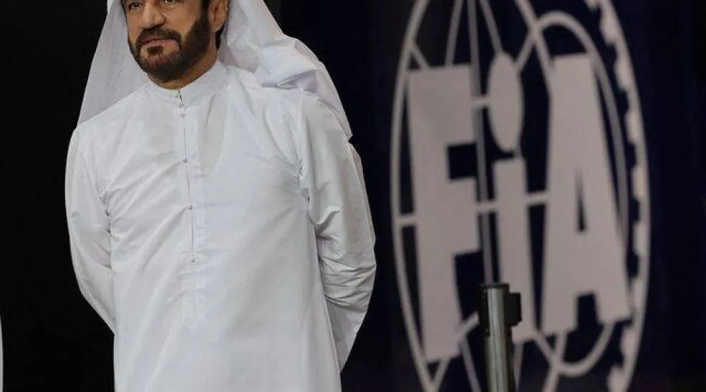 الإماراتي محمد بن سُليّم رئيس الاتحاد الدولي للسيارات «فيا» (رويترز)