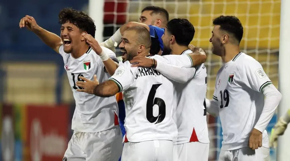 منتخب فلسطين قدم أداءً مبهراً في كأس العرب (رويترز)
