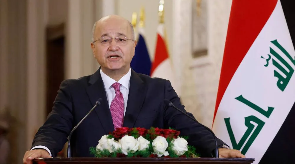 الرئيس العراقي السابق برهم صالح (غيتي)