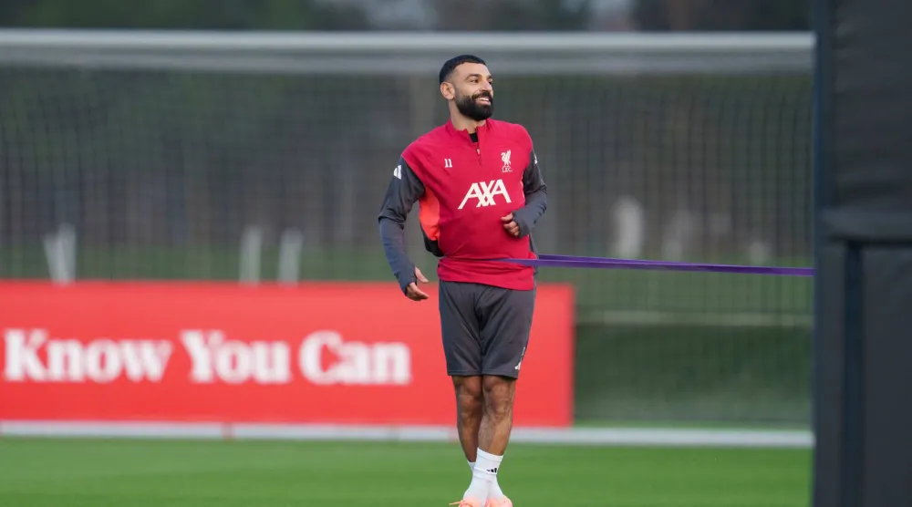 النجم المصري محمد صلاح (أ.ب)