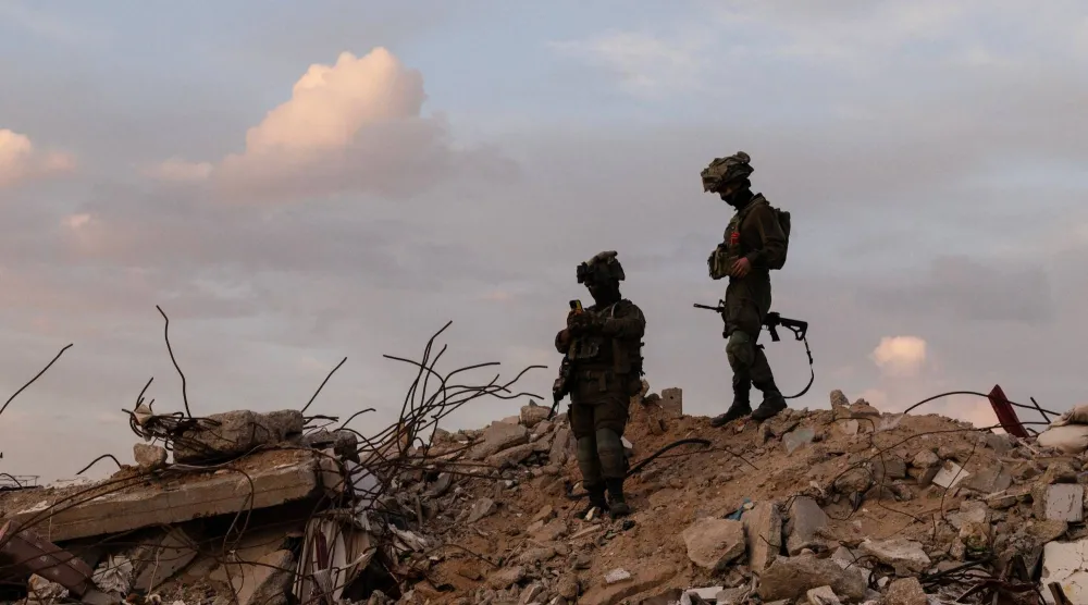 جنديان إسرائيليان في رفح جنوب قطاع غزة (أرشيفية - رويترز)