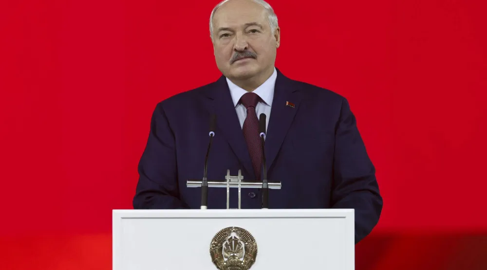 الرئيس الروسي ألكسندر لوكاشنكو (أ.ب)