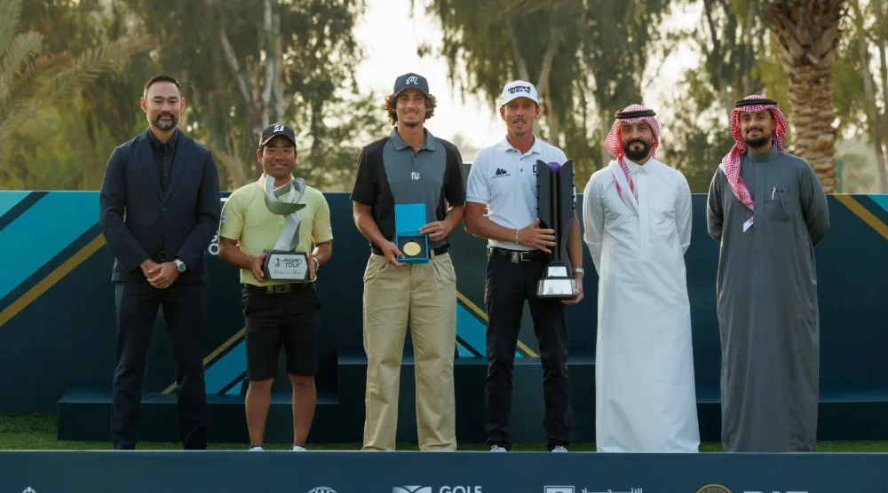 السويدي بيورن هيليغرين توّج بلقب بطولة السعودية المفتوحة للغولف (الاتحاد السعودي للغولف)