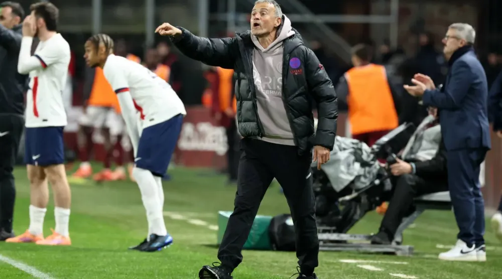 Paris Saint-Germain'in teknik direktörü Luis Enrique (Reuters)