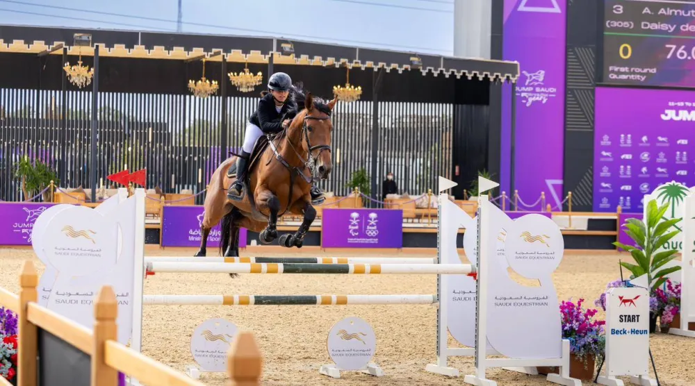 الفارسة السعودية اليافعة الجوهرة المطيري (الشرق الأوسط)