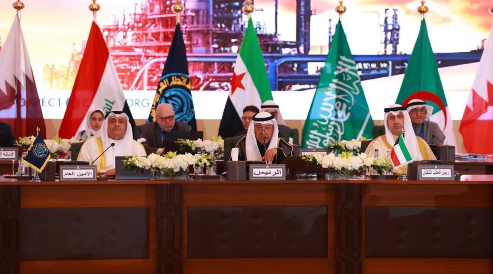 وزير النفط الكويتي خلال ترؤسه الاجتماع الوزاري السنوي لمنظمة «أوابك» (أوابك)