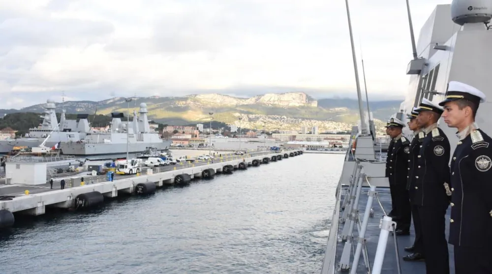 جانب من التدريب البحري المصري - الفرنسي «كليوباترا 2025» (المتحدث العسكري المصري)