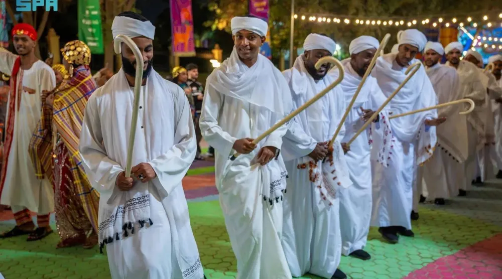 The event is part of a series of cultural activities showcasing 14 global cultures, held at Al-Suwaidi Park, one of the Riyadh Season venues. (SPA)