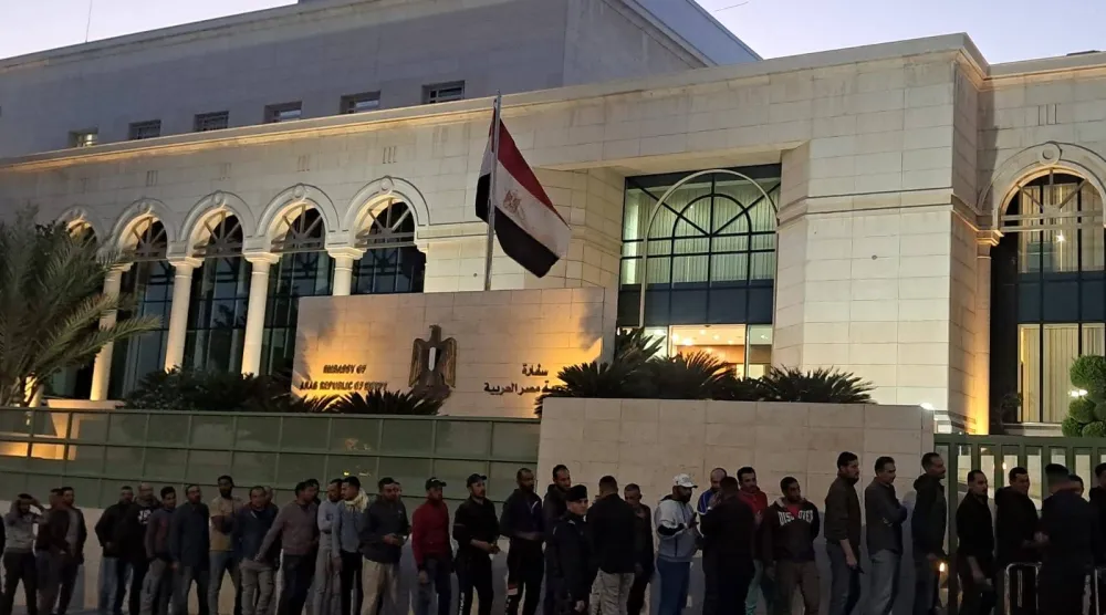 المصريون بالأردن يصوتون في المرحلة الثانية لانتخابات مجلس النواب (أ.ش.أ)
