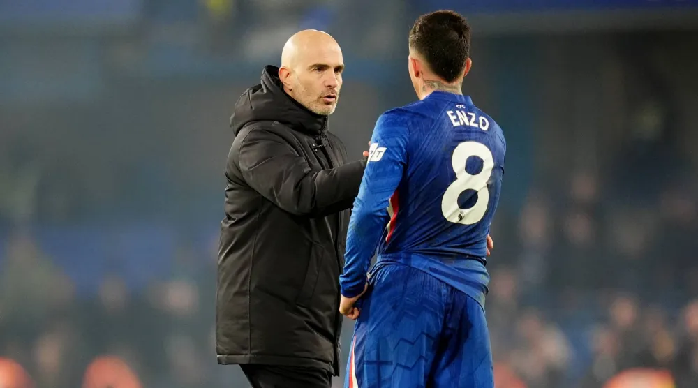 مدرب تشيلسي إنزو ماريسكا (د.ب.أ)