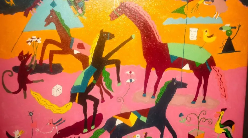 اللوحات رصدت بيئات ومشاهد متنوعة (الشرق الأوسط)