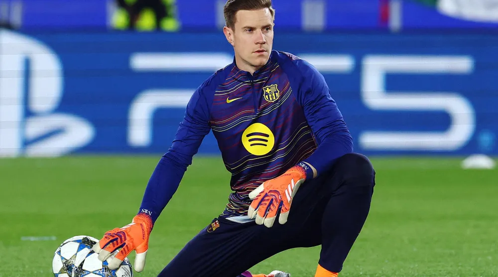 الحارس الألماني مارك أندري تير شتيغن (رويترز)