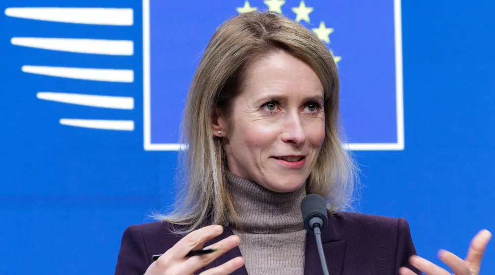 مسؤولة الشؤون الخارجية في الاتحاد الأوروبي كايا كالاس (إ.ب.أ)