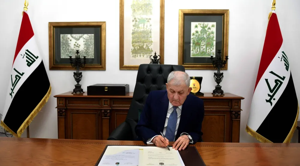 الرئيس العراقي عبد اللطيف جمال رشيد يصادق على دعوة مجلس النواب المنتخب إلى الانعقاد (الرئاسة العراقية)