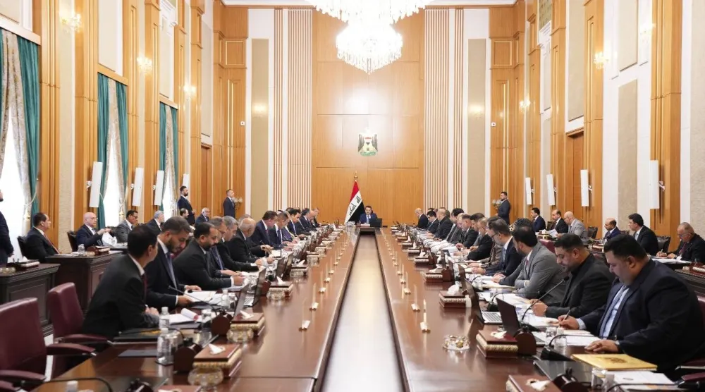 جانب من اجتماع لمجلس الوزراء العراقي (واع)