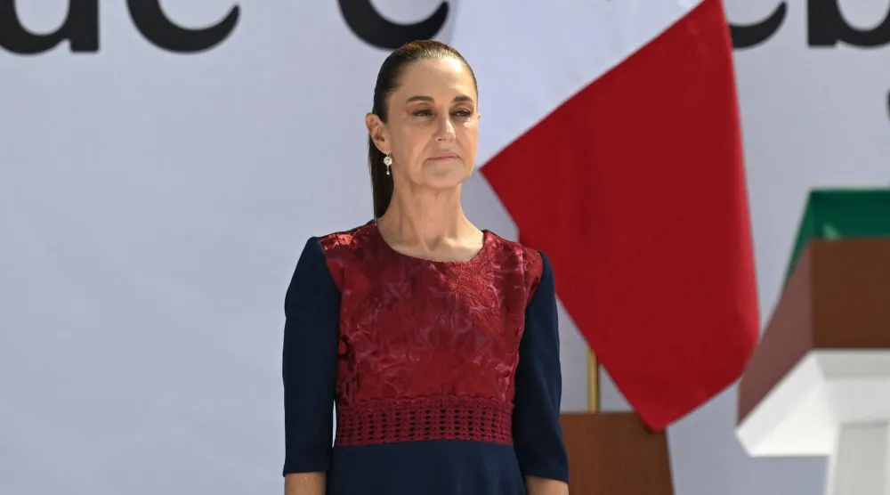 الرئيسة المكسيكية كلاوديا شينباوم (أ.ف.ب)