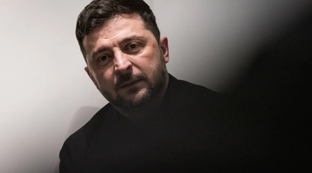 الرئيس الأوكراني فولوديمير زيلينسكي (إ.ب.أ)