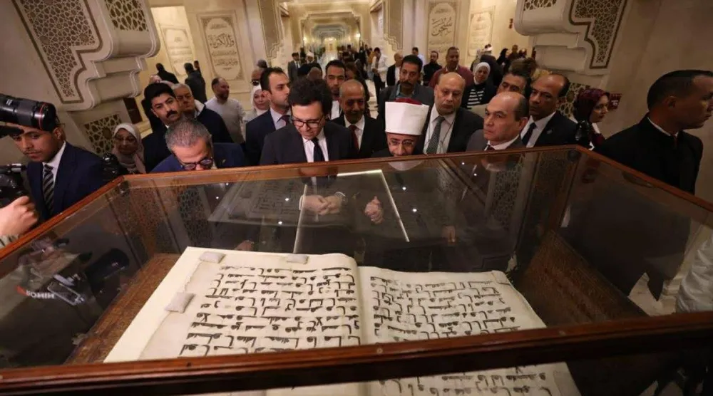 جانب من افتتاح المتحف في العاصمة الجديدة (وزارة الثقافة المصرية)