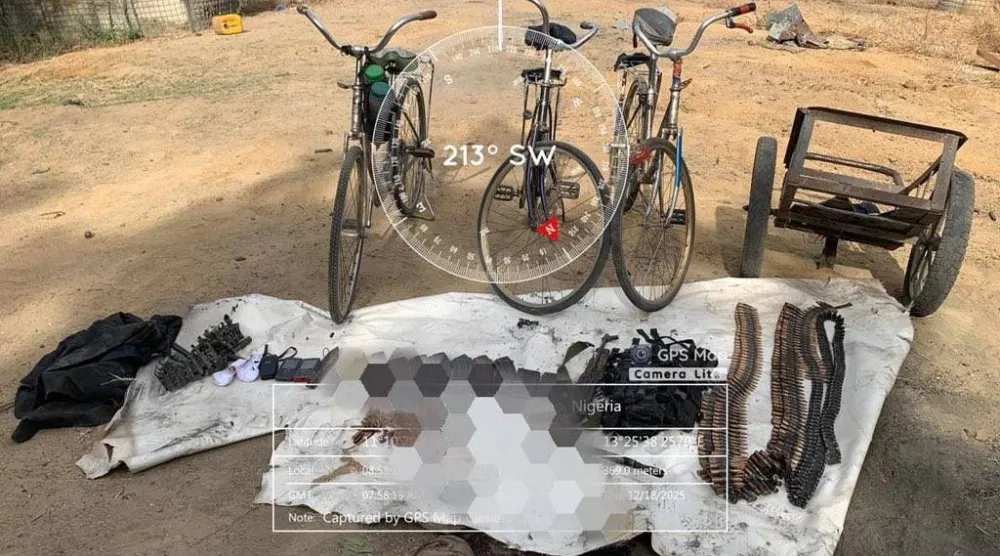 صور حصيلة عملية عسكرية استهدفت مجموعة إرهابية في نيجيريا (إعلامي محلي)