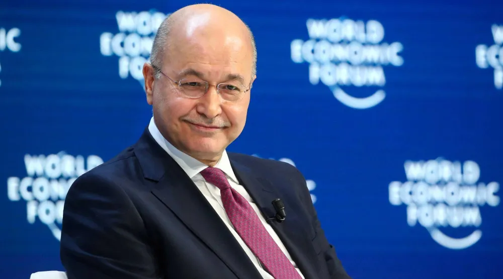 الرئيس العراقي السابق برهم صالح الرئيس الجديد للمفوضية السامية للأمم المتحدة لشؤون اللاجئين (رويترز)