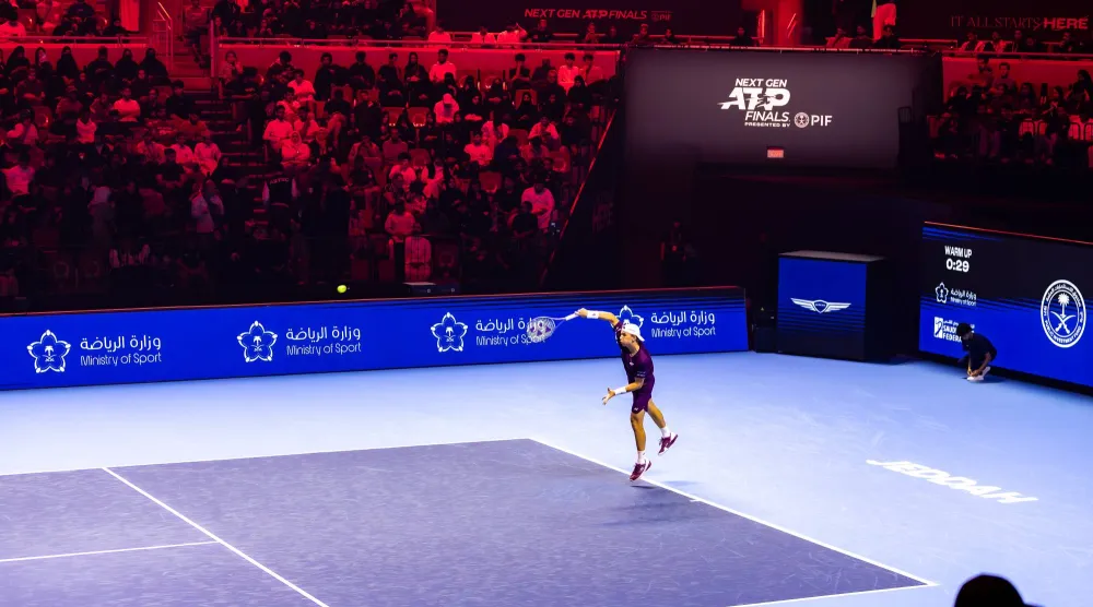 من إحدى مواجهات نهائيات الجيل القادم المقامة في جدة (الشرق الأوسط)