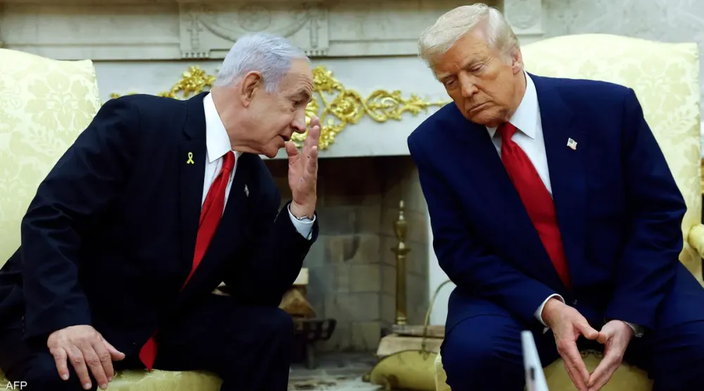 قمة مرتقبة بين ترمب ونتنياهو آخر الشهر تناقش خطة السلام في غزة (أ.ف.ب)