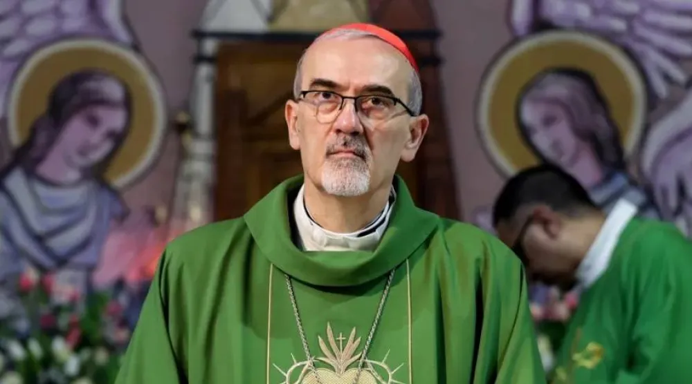 البطريرك الكاردينال بييرباتيستا بيتسابالا (أ.ف.ب)