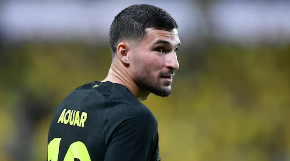 Soccer Football - Saudi Pro League - Al Nassr v Al Ittihad - Al-Awwal Park, Riyadh, Saudi Arabia - May 7, 2025 Al Ittihad's Houssem Aouar REUTERS/Stringer