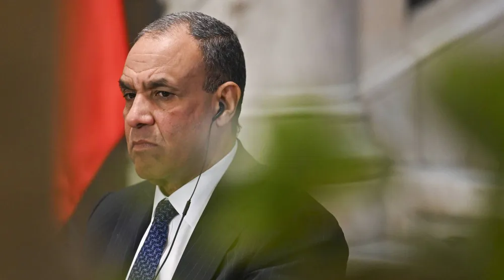 وزير الخارجية المصري أشاد بزيارته الأخيرة إلى الجزائر للمشاركة في أعمال الآلية الثلاثية حول ليبيا (إ.ب.أ) 