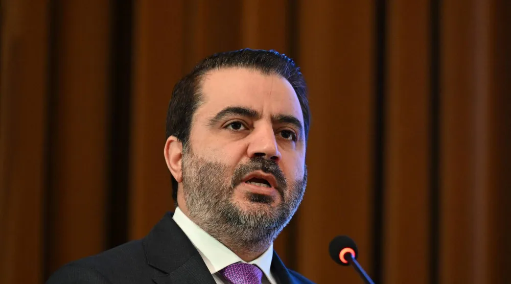 وزير الخارجية السوري أسعد الشيباني (أ.ف.ب)