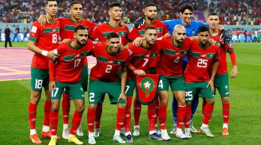 منتخب المغرب يستعد لأمم أفريقيا بأرضه (رويترز)