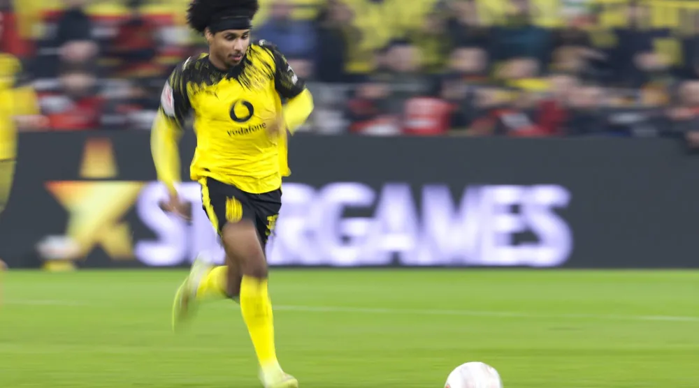 كريم أديمي لاعب دورتموند (إ.ب.أ)