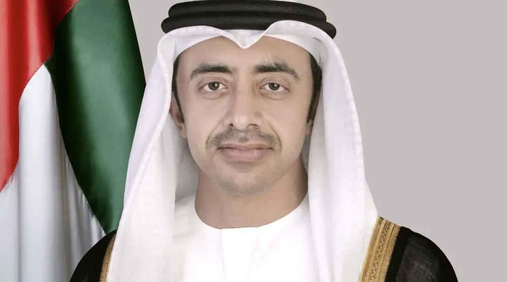 الشيخ عبد الله بن زايد آل نهيان نائب رئيس مجلس الوزراء وزير الخارجية الإماراتي (وام)