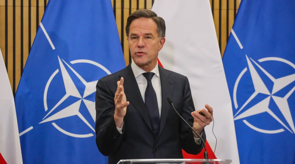 الأمين العام لحلف شمال الأطلسي «الناتو» مارك روته (إ.ب.أ)