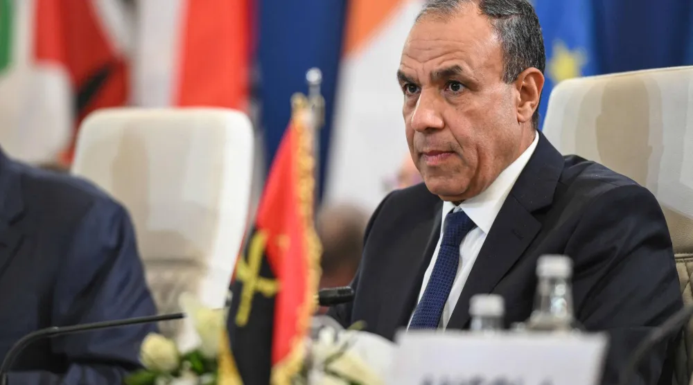 وزير الخارجية المصري بدر عبد العاطي (أ.ف.ب)
