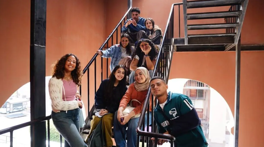 من كواليس التصوير (حساب ياسمينا العبد على «فيسبوك»)