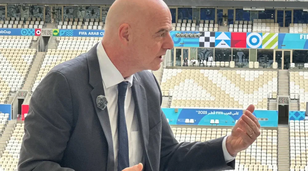 Infantino, Şarku’l Avsat'a konuştu: Dünya, Suudi Arabistan'da düzenlenecek 2034 Dünya Kupası'nı keyifle izleyecek