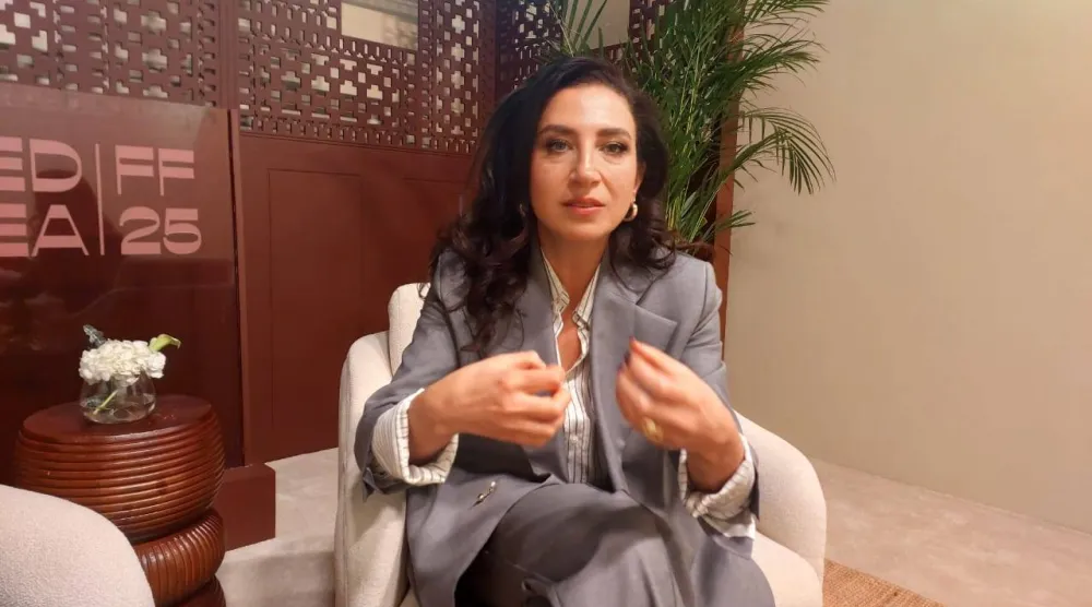 كلارا خوري تعبر عن فخرها بمشاركتها في فيلم «صوت هند رجب» (الشرق الأوسط)