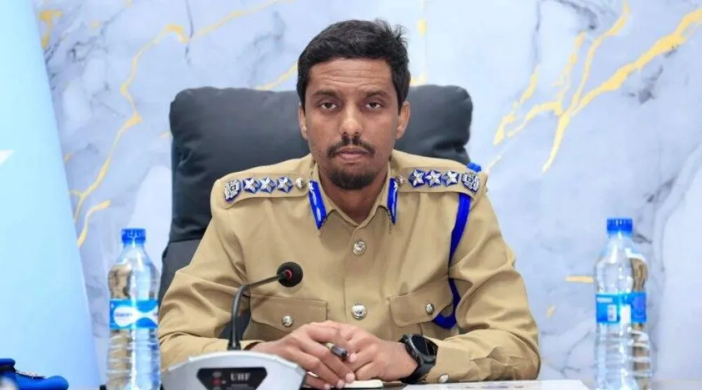 قائد قوات الشرطة الوطنية بالصومال العميد أسد عثمان عبد الله (وكالة الأنباء الصومالية)