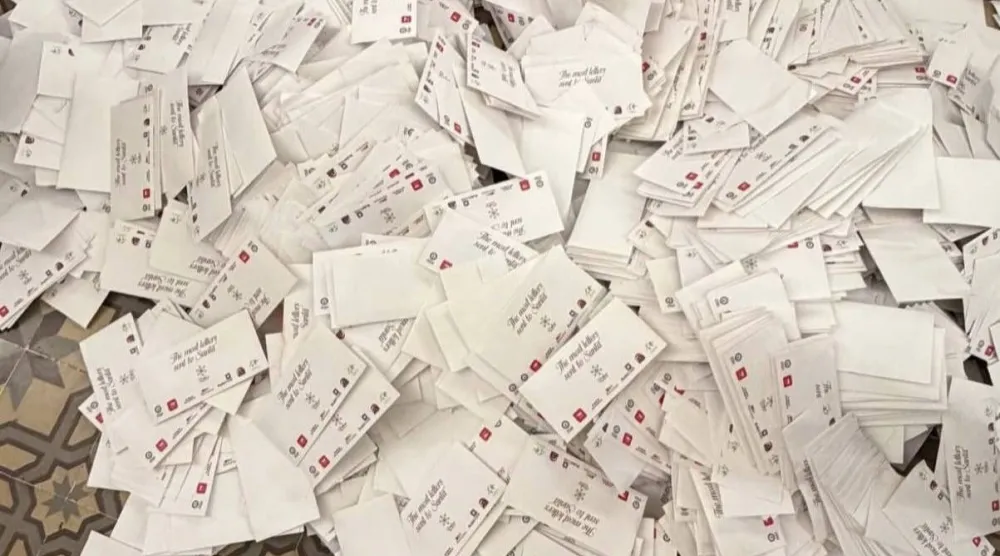 مجموعة من الرسائل كتبها الأولاد لـ«سانتا كلوز» (بترونيات)
