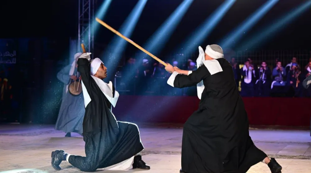 اللعب بالعصا ضمن مهرجان التحطيب (وزارة الثقافة المصرية)