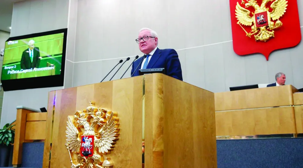 سيرغي ريابكوف نائب وزير الخارجية الروسي (أرشيفية - أ.ب)