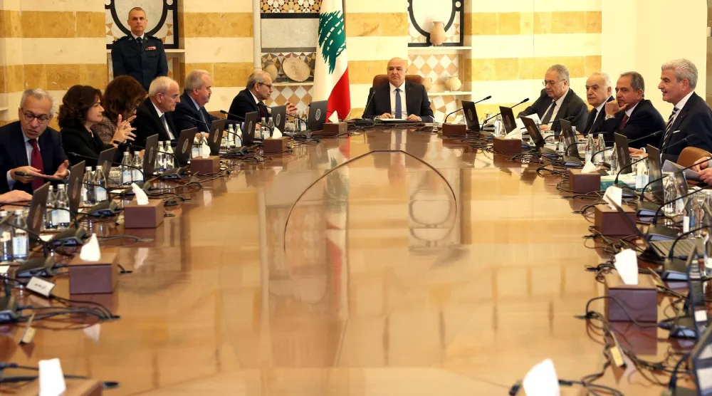 الحكومة اللبنانية ملتئمة برئاسة رئيس الجمهورية جوزيف عون (الرئاسة اللبنانية)