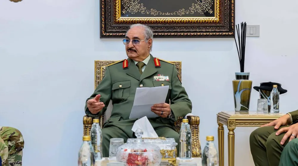 القائد العام لـ«الجيش الوطني» الليبي المشير خليفة حفتر (إعلام القيادة العامة)