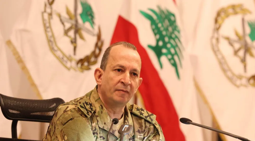 قائد الجيش اللبناني العماد رودولف هيكل (قيادة الجيش)